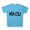 『MACD』Tシャツ（by FXおもしろTシャツ凪之介商会）・シーブルー・通常印刷 を購入 |